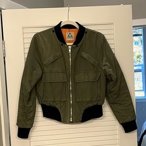 UNIF Cropped Bomber Jacket